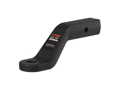 2-Inch Receiver Hitch Forged Ball Mount; 4-Inch Drop (Universal; Some Adaptation May Be Required)