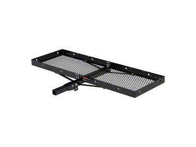 2-Inch Receiver Hitch Tray-Style Cargo Carrier; 60-Inch x 20-Inch (Universal; Some Adaptation May Be Required)