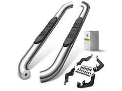 3-Inch Round Side Step Bars; Chrome (21-26 Bronco 2-Door)