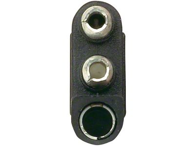 3-Pole Flat Connector Set; 12-Inches