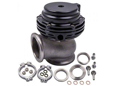 38mm V-Band External Wastegate; Black (Universal; Some Adaptation May Be Required)