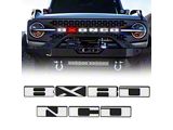 3D LED Illuminated Grille Letters; White (21-24 Bronco, Excluding Raptor)