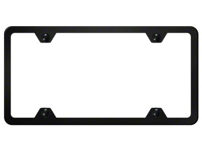 4-Hole Slimline License Plate Frame (Universal; Some Adaptation May Be Required)