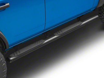 Go Rhino 4-Inch 1000 Series Side Step Bars; Textured Black (21-25 Bronco 4-Door)