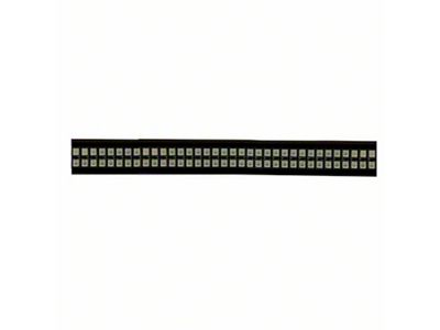 49-Inch Dual Row LED Tailgate Bar with Amber Turn Signals (Universal; Some Adaptation May Be Required)