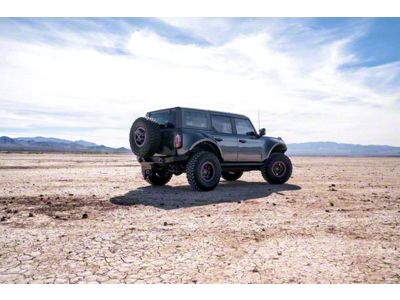 6-Inch Bulge Fenders with Door Trim; Rear; Fiberglass (21-25 Bronco 4-Door, Excluding Raptor)