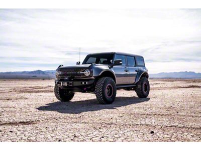 6-Inch Bulge Fenders with Liners; Fiberglass (21-25 Bronco, Excluding Raptor)