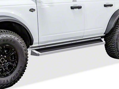 6-Inch iRunning Boards; Polished (21-25 Bronco 4-Door)