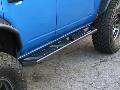 A-Style Running Boards; Black (21-25 Bronco 2-Door)