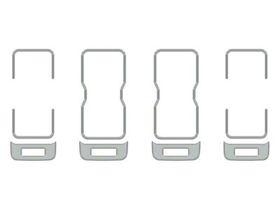 A/C Vent Accent Trim; Cactus Gray (21-25 Bronco)