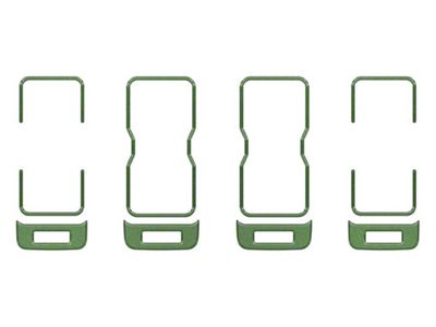 A/C Vent Accent Trim; Eruption Green (21-25 Bronco)