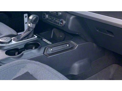 Accessory Accent Trim; Domed Carbon Fiber (21-25 Bronco)