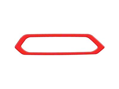 Accessory Accent Trim; Race Red (21-25 Bronco)