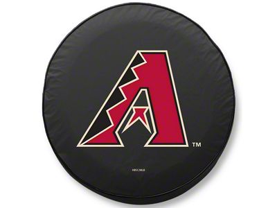 Arizona Diamondbacks Spare Tire Cover with Camera Port; Black (21-25 Bronco)