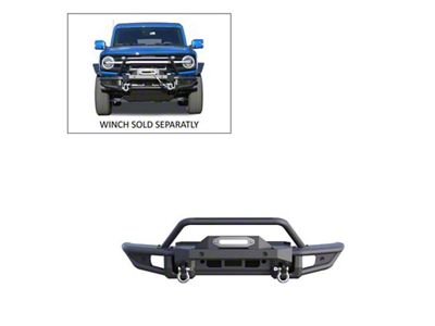 Armour Tubular Heavy Duty Winch Front Bumper (21-25 Bronco, Excluding Raptor)