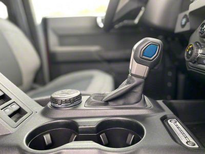 Automatic Shift Knob Insert Accent Trim; Atlas Blue (21-25 Bronco w/ Automatic Transmission)