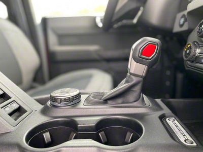 Automatic Shift Knob Insert Accent Trim; Race Red (21-25 Bronco w/ Automatic Transmission)