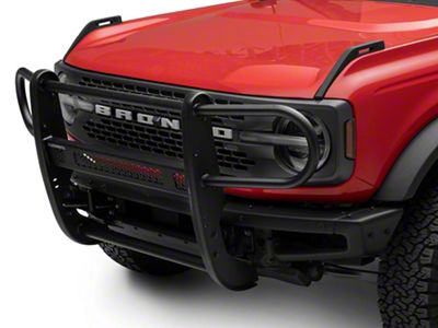 Beacon Grille Guard; Black (21-25 Bronco, Excluding Raptor)