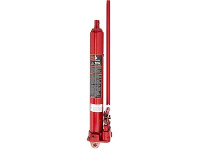 Big Red Double Piston Hydraulic Long Ram Jack; 3-Ton Capacity