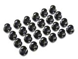 Black Factory Style Lug Nut Kit; 12mm x 1.5; Set of 24 (21-25 Bronco, Excluding Raptor)