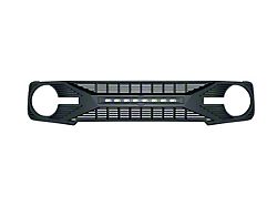 Borrego Grille with Marker Lights; Matte Black (21-25 Bronco, Excluding Raptor)