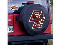 Boston College Spare Tire Cover with Camera Port; Black (21-26 Bronco)