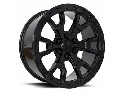 Bronco Replica Gloss Black 6-Lug Wheel; 17x9; 18mm Offset (21-25 Bronco, Excluding Raptor)