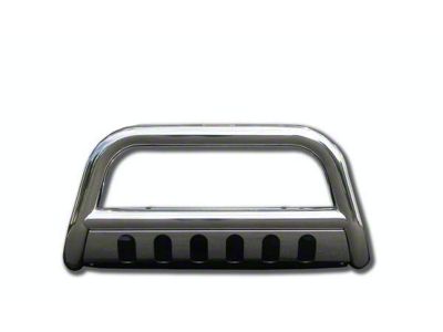 Bull Bar with Skid Plate; Stainless Steel (21-25 Bronco, Excluding Raptor)