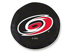 Carolina Hurricanes Spare Tire Cover with Camera Port; Black (21-26 Bronco)