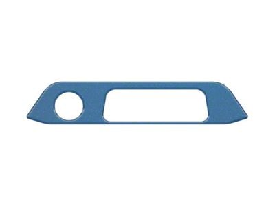 Center Console Latch Accent Trim; Atlas Blue (21-25 Bronco)