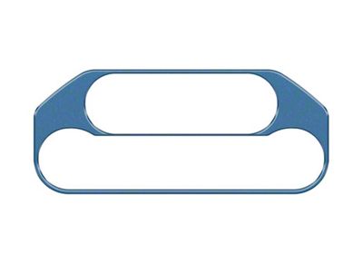Climate Controle Accent Trim; Atlas Blue (21-25 Bronco)