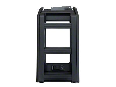 Craftsmen Roof Rack with Deployable Ladder; Black (21-25 Bronco w/ Hard Top)
