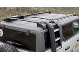 Craftsmen Roof Rack Side Ladder; Black (21-25 Bronco 4-Door w/ Hard Top)