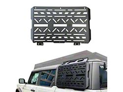 Craftsmen Roof Rack with Side-Mounted Tool Board; Black (21-25 Bronco w/ Hard Top)