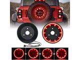 Cyclone Series Spare Tire LED Brake Light; Smoked (21-24 Bronco)