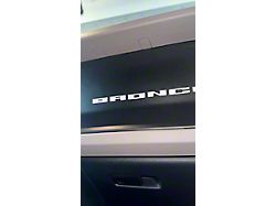 Dash Letter Vinyl Inserts; Gloss White (21-25 Bronco)