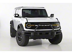 Daytime Running Light Covers; Transparent Yellow (21-25 Bronco)