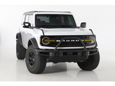 Daytime Running Light Covers; Transparent Yellow (21-25 Bronco)
