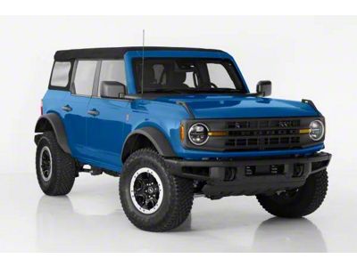 Daytime Running Light Covers; Transparent Yellow (21-25 Bronco Base)