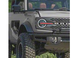 Daytime Running Light Tint; Red (21-25 Bronco w/ Factory LED Headlights)