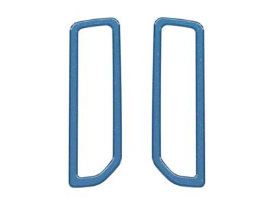 Defrost Vent Accent Trim; Atlas Blue (21-25 Bronco)