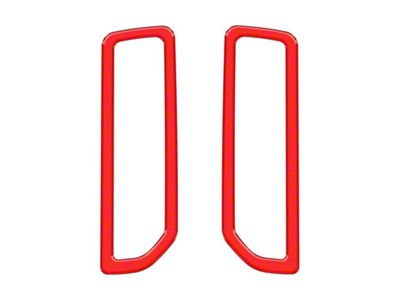 Defrost Vent Accent Trim; Race Red (21-25 Bronco)
