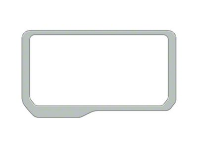 Display Screen Accent Trim; Cactus Gray (21-25 Bronco)