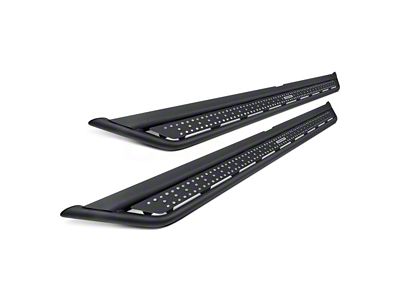 Go Rhino Dominator Xtreme D6 Side Step Bars; Textured Black (21-25 Bronco 2-Door)