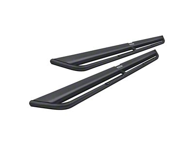 Go Rhino Dominator Extreme DS Slider Side Step Bars; Textured Black (21-25 Bronco 2-Door)