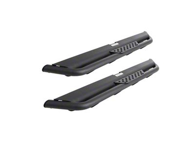 Go Rhino Dominator Xtreme DT Side Step Bars; Textured Black (21-25 Bronco 2-Door)