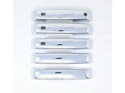 Door Handle Covers; Chrome (21-25 Bronco)
