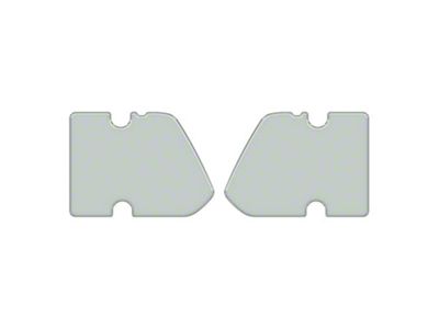 Door Latch Inserts; Cactus Gray (21-25 Bronco 2-Door)