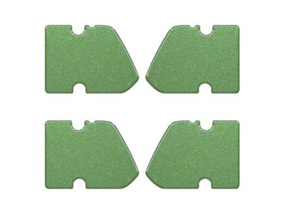Door Latch Inserts; Eruption Green (21-25 Bronco 4-Door)