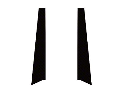 Door Pillar Overlays; Matte Black (21-25 Bronco 2-Door)